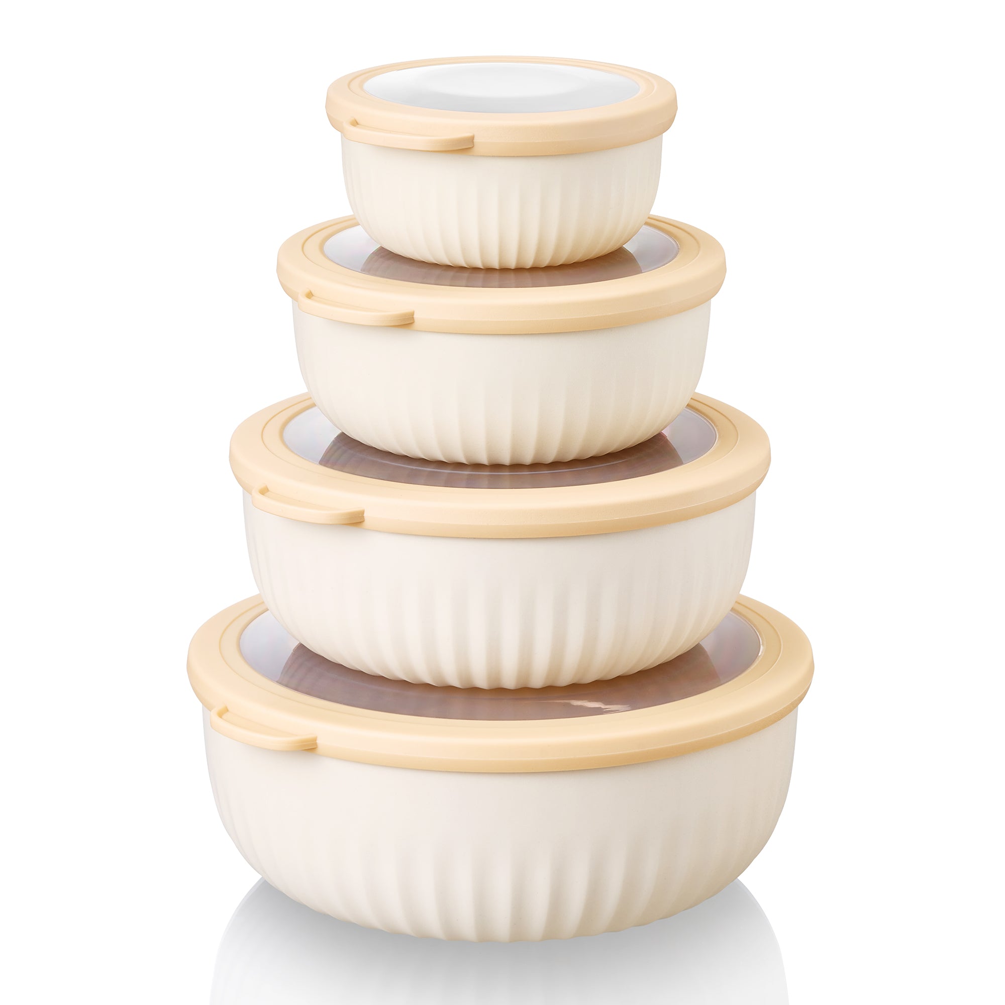 Hallmark Nesting Containers 4-Pack Nesting Food Storage Containers with Lids – Sorbus Beauty