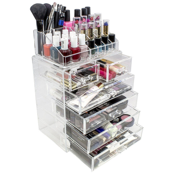 Medium Makeup Organizer Set - (4 large / 2 small drawers/top tray ...