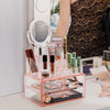 Makeup Organizer with Detachable Mirror