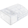 Top Sectional Cosmetic Storage Organizer with Tissue Holder - sorbusbeauty