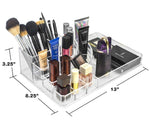 Top Sectional Cosmetic Storage Organizer - Round (XL) - sorbusbeauty