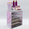 Medium Tie-Dye Makeup Organizer Set - (3 large / 4 small drawers/top tray)