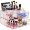 Extra Large Makeup Organizer Case - 3 Piece Set