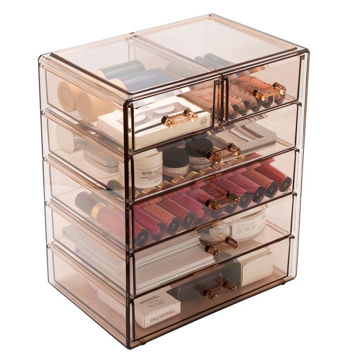Medium Makeup Organizer (4 large small drawers) – Sorbus Beauty